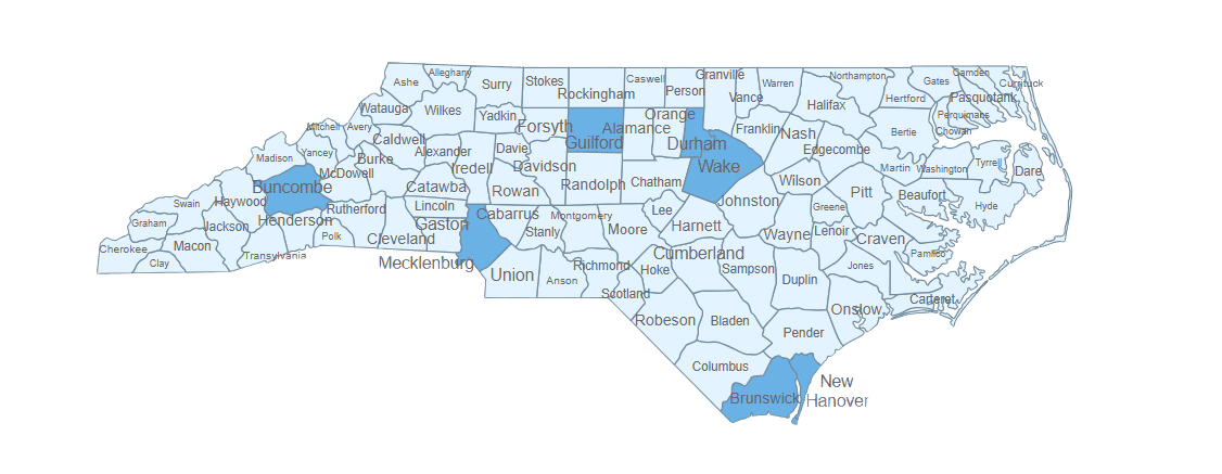 North Carolina Jewish Democrats Chapters